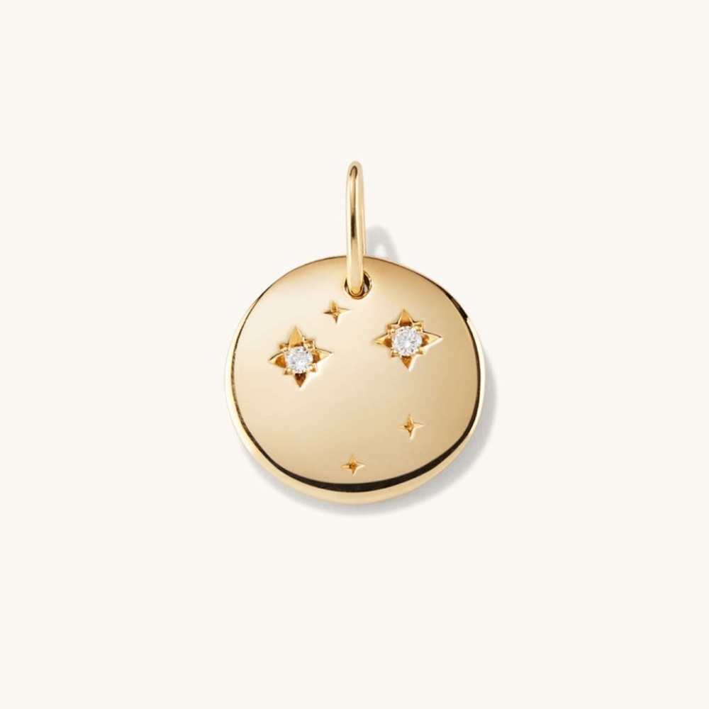 Mejuri Libra Charm Pendant Necklace